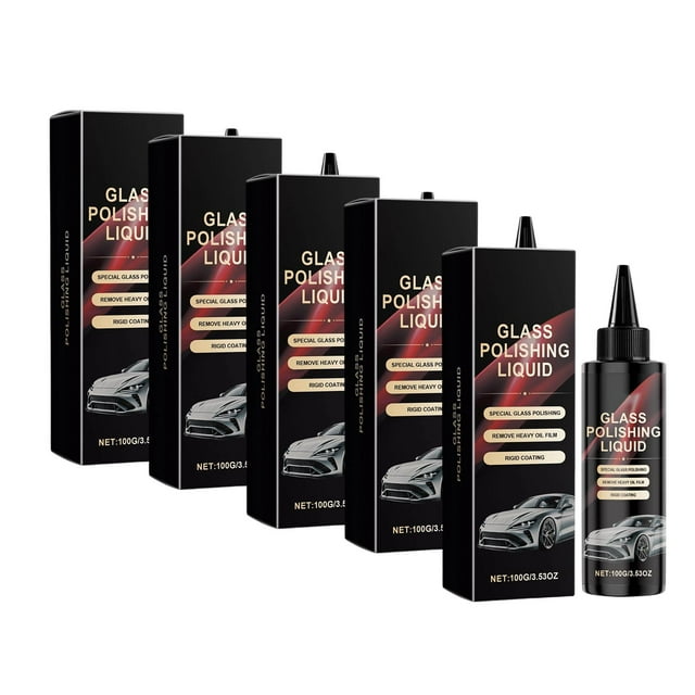 Vwrxbz Auto Glass Polish Water Damage Scratches Remover Car Glass Cleaning Liquid Coating