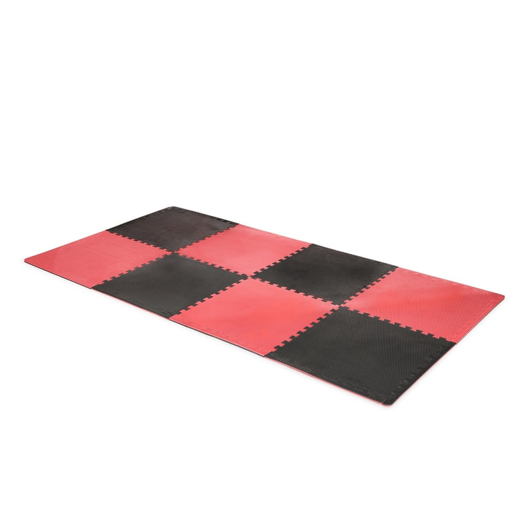 FitRx Pro Mat Exercise Mat, 24-Pack Puzzle Mat Foam Floor Tiles for Home  Gym EVA Foam Mat, 1/2 in., 96 sq. ft., 14lbs Total