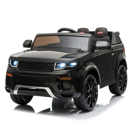 

BMTBUY 12V Kids Ride On Car 2.4GHZ Remote Control LED Lights Black
