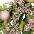 thumbnail image 6 of Northlight Glittered Eggs and Hibiscus Small Artificial Easter Twig Wreath - 20", 6 of 9