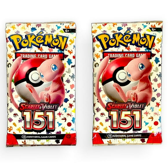 Pokemon Trading Card Game Scarlet & Violet Pokemon 151 Booster Pack x 2 (ENGLISH, 10 Cards)