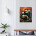 thumbnail image 4 of Nawypu Cute Animal Canvas Wall Art Panda Poster Prints Aesthetic Type Artwork Picture for Living Room Decor, 4 of 5
