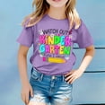 thumbnail image 2 of Bobifish Girls Back To School T-Shirts Crew Neck Short Sleeve Graphic Tee First Day Of Preschool Kindergarten Kids Graphic Tee Shirts, 2 of 4