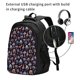 thumbnail image 2 of Disketp Colorful Mushrooms in Doodle Style Mochila de Viaje Estampada para Laptop con Puerto de Carga USB, Mochila Impermeable para Computadora – Regalo para Hombres y Mujeres, 2 of 7