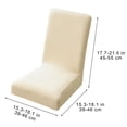 thumbnail image 2 of Chair Covers Elastic Dining Chair Covers Stretchable Tablecloth Set for Kitchen Dining Room(1Pcs) Rkxzt, 2 of 9