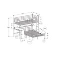 thumbnail image 2 of Monarch Specialties Bunk Bed, 2 of 4