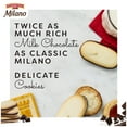 thumbnail image 3 of Pepperidge Farm Milano Double Milk Chocolate Cookies, 7.5 oz Bag (15 Cookies), 3 of 12
