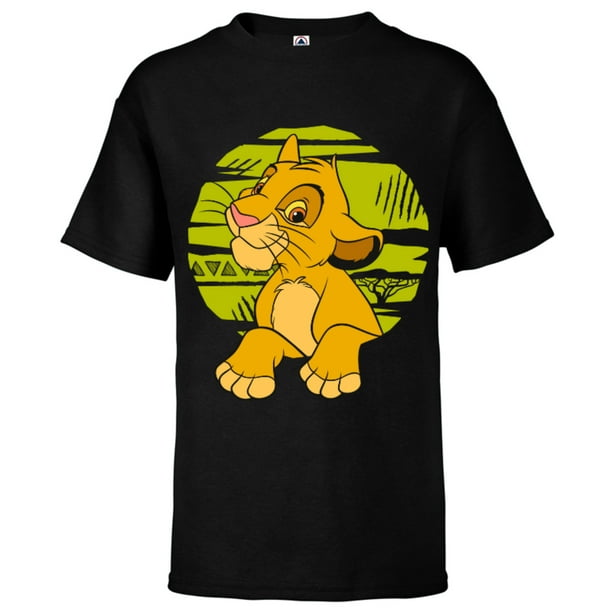 Disney The Lion King Young Simba Paws Green 90s - Short Sleeve T-Shirt ...