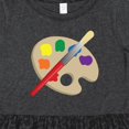 thumbnail image 4 of Inktastic Artist Palette and Brush Girls Toddler Dress, 4 of 5