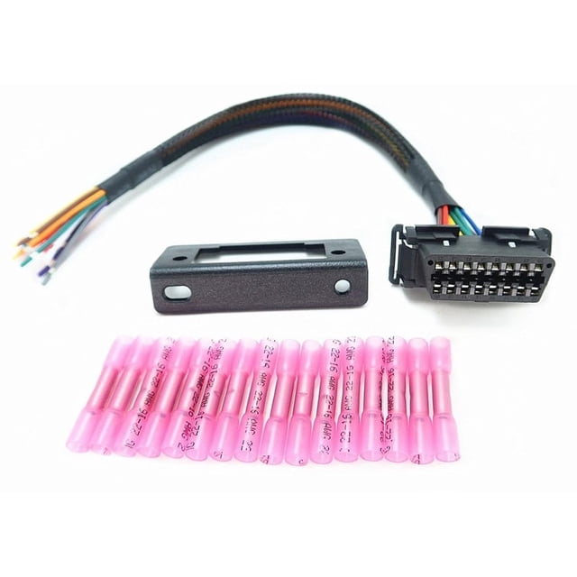 High-Quality J1962 Female Connector Pigtail Cable 1ft for OBD2 Port Replacement
