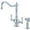 Polished Chrome, variant on Pioneer Faucets 2AM401-ORB Americana 1.5 GPM Single Hole Kitchen Faucet - Bronze