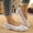 White-38, variant on Women Hand Woven Hollow Slip-on Flat Shoes, Breathable Cutout Closed Toe Casual Walking Flats, Non-slip Lightweight Summer Daily Loafers, 4 Colors Available