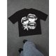 thumbnail image 1 of Men's Casual T-Shirt - Cotton, Regular Fit, Short Sleeve, Alphabet Print for Summer Wear, 1 of 5