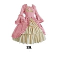thumbnail image 5 of Disfraz gótico medieval Minnieouse vestido de cosplay rosa XXXL, 5 of 5