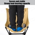 thumbnail image 6 of Folding Camping Chair Portable Outdoor Lawn Seat with Carry Storage Bag, Lightweight Foldable Chair for Picnic Hiking Beach Fishing Travel Backyard Patio Outdoor Relaxing, 6 of 7