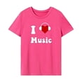 thumbnail image 1 of Camiseta para mujer básica camiseta trajes cuello redondo camisa para viajar desplazamientos M, 1 of 7