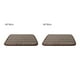 thumbnail image 1 of Greeniant 1 alfombrilla para mascotas, sofá absorbente de agua de refrigeración, almohadilla para mascotas, alfombrilla plegable portátil de fibra marrón XS (40*30 cm) 2piezas Greeniant CBP179953, 1 of 6