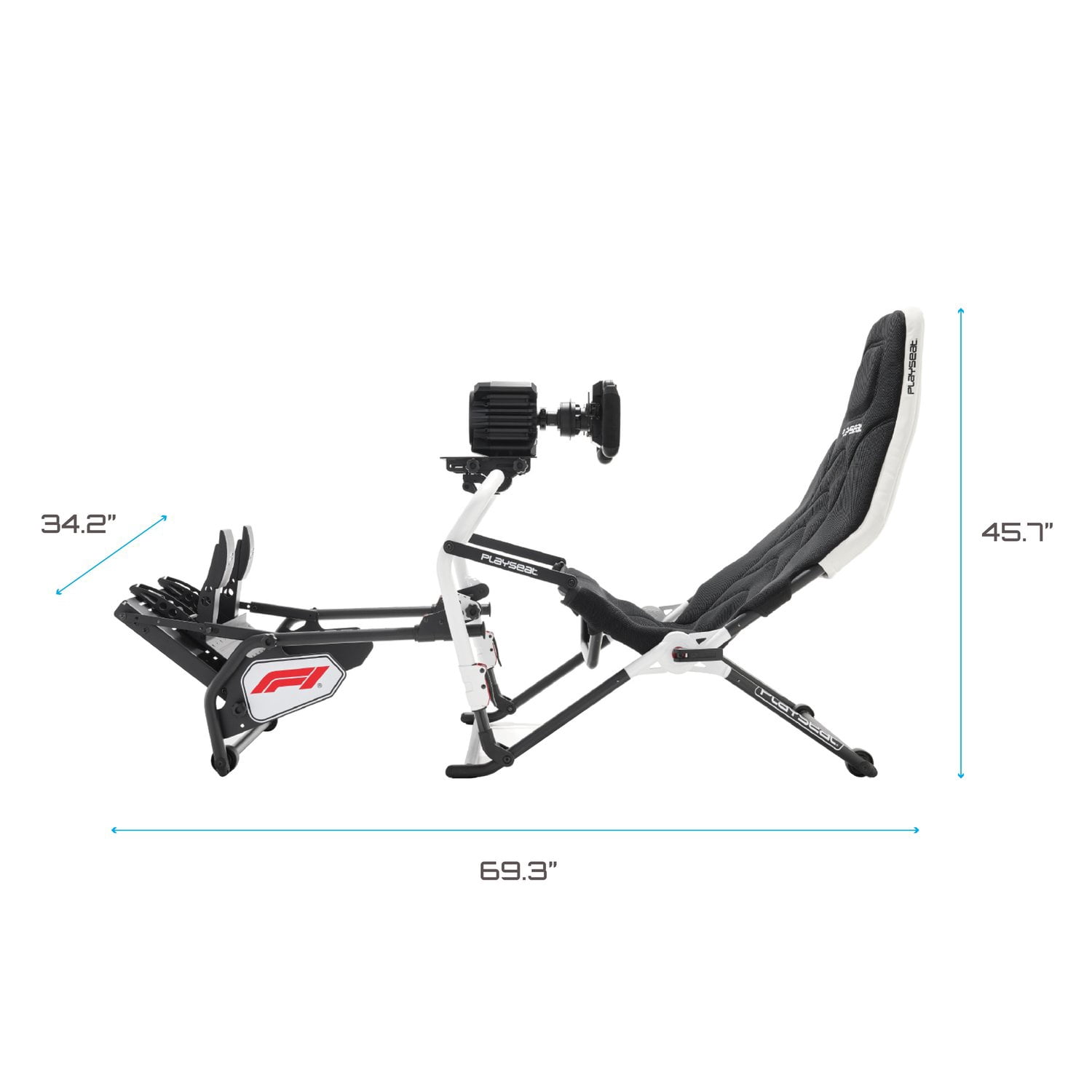 Playseat® Challenge DD - F1® Edition Black ActiFit Ergonomic Racing Sim Gaming Chair, FO.00336