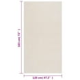 thumbnail image 3 of vidaXL 4x6 Feet Indoor Shaggy Rugs, Modern Plush Area Rugs with Anti-Slip Backing, Cream, 3 of 8
