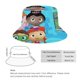 thumbnail image 2 of Súper Porqué Sombrero bucket para adultos, gorra de protección solar, sombrero de pescador plegable para viajes al aire libre, pesca y actividades de verano, 2 of 6