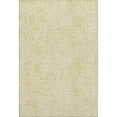 thumbnail image 2 of HomeRoots 644013 5 x 8 ft. Gold & Ivory Geometric Transitional Washable Machine Made Rectangle Area Rug with UV Protection, 2 of 9