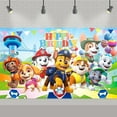 thumbnail image 1 of PAW Patrol Birthday Party Backdrop | Photo Banner | Birthday Theme Decoration (Color-17,W:59" L:83"), 1 of 4