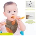thumbnail image 4 of SKYSONIC 3 PCS Spider Web Pumpkin Baby Muslin Washcloths, Autumn Face Towel Burp Cloths Ultra Soft Absorbent Cotton Bath Wipes Towels for Newborn Boys Girls, 4 of 7