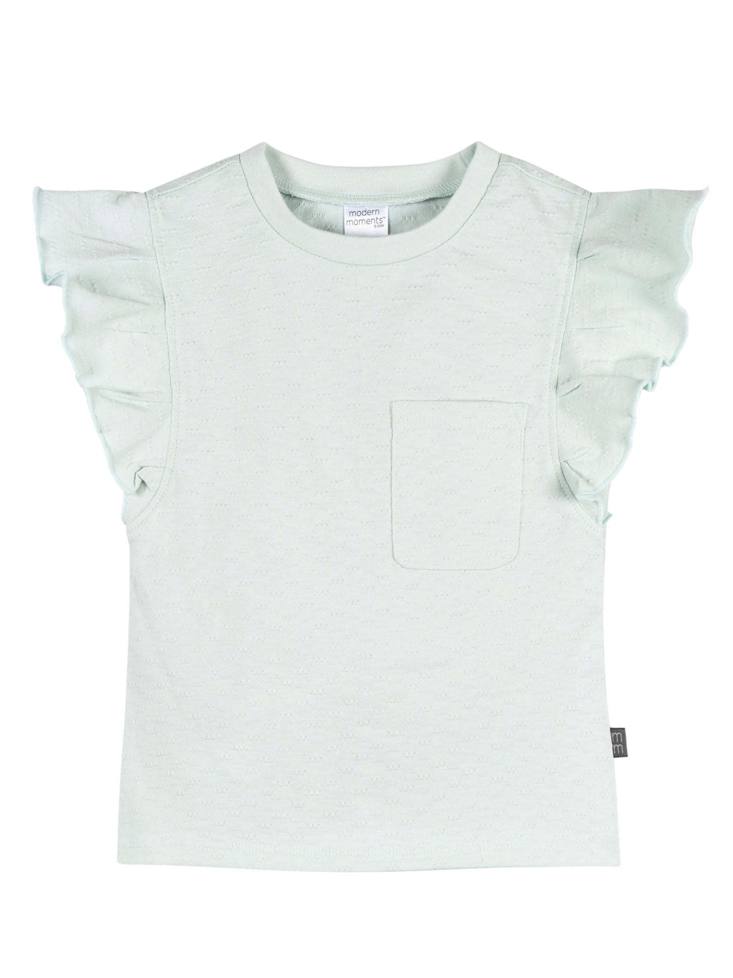 Modern Moments by Gerber Toddler Girl Organic Top and Short Outfit Sets, 4-Piece, Sizes 12 Monts - 5T