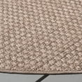 thumbnail image 4 of SAFAVIEH Sisal All-Weather Delroy Solid Indoor/Outdoor Area Rug, Brown, 6'7" x 6'7" Round, 4 of 5