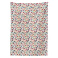 thumbnail image 3 of Ambesonne Hearts Tablecloth Rectangular Table Cover, Happiness Joy Theme, 60"x90", Multicolor, 3 of 4