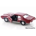 thumbnail image 4 of 1969 Pontiac GTO, Red - Welly 43714D - 4.5" Diecast Model Toy Car (Brand New but NO BOX), 4 of 4