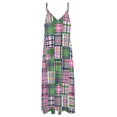 thumbnail image 4 of Summer Plaid Pink Madras Patchwork Sleeveless Dress dresses for womens 2025 Clothing Dress, 4 of 6