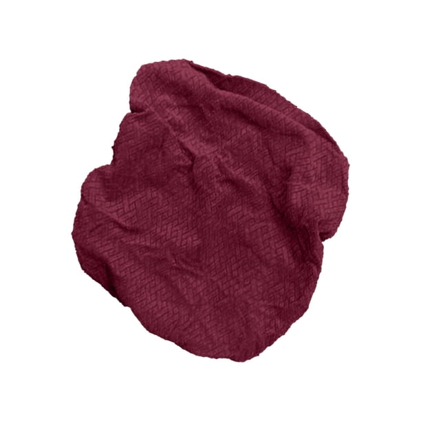 Fundas de almohada de jacquard impermeables, extraíbles y lavables, para asientos de sillas de comedor Rojo