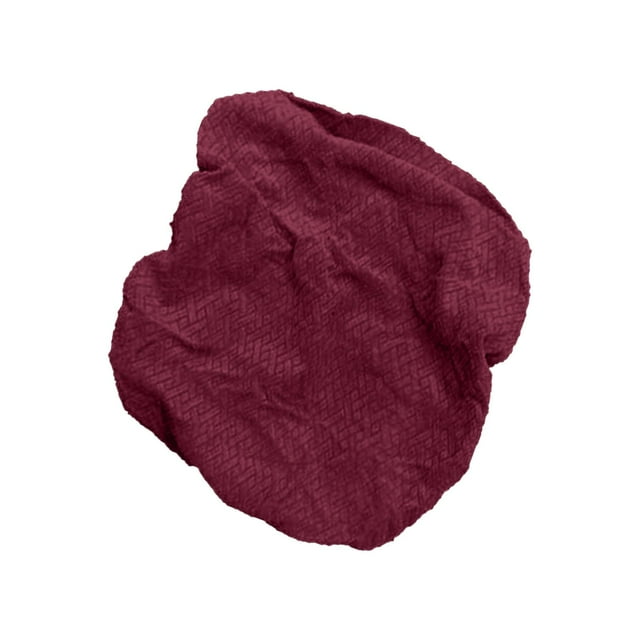 Abbracc Removable Dining Chair Seat Covers, Washable Polyester Seat Cover for Restaurant Red