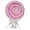 Pink, variant on Colorful Lollipop Christmas Tree Topper, Festive Candy Themed Tree Topper with Spring Base, Cute Holiday Decor for Christmas Tree, Home Party Centerpiece (Size/Colour as Pictured)