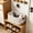 White-4L, variant on MMJ Woven Paper Rope Storage Basket Natural Organizer Decorative Wicker Bin for Home Bathroom Office Sundries 8.3x5.9x3.9in