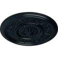 thumbnail image 3 of Ekena Millwork 16 1/8"OD x 5/8"P Marseille Ceiling Medallion (Fits Canopies up to 4 1/4"), Hand-Painted Night Shade, 3 of 6