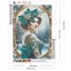thumbnail image 2 of Pintura De Diamante 5D DIY Kit De Mujer Noble De Taladro Redondo Completo Decoración Del Hogar 30x40cm, 2 of 9