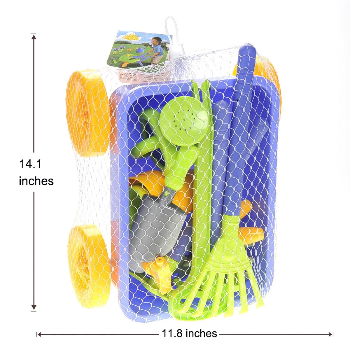 PlayWorld Toolbench Time! Garden Wagon & Tools Toy Set