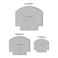 thumbnail image 2 of Pack of 3 Adorable Pouch Template Learner Practising Quilting Template Portable Professional Flexible Practising Sewing Patchwork Ruler Accessories, 2 of 9