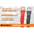 thumbnail image 2 of installgear 1/0 gauge 2ft ofc battery power inverter cables for solar, auto, rv & marine (set), 2 of 3