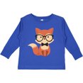 thumbnail image 3 of Inktastic Cute Hipster Fox Boys or Girls Long Sleeve Toddler T-Shirt, 3 of 5