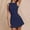 Navy, variant on Women's Casual Dress Women’s Open Back Tunic Dress Crew Neck Sleeveless Stretchy Slim Fit Party Club Tank Dresses Blue M