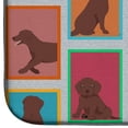 thumbnail image 4 of Carolines Treasures MLM1094DDM 21 x 14 in. Unisex Lots of Chocolate Labrador Retriever Dish Drying Mat, 4 of 5