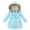 Sky Blue, variant on KYAIGUO Kids Toddler Long Winter Coats for Boys Girls,Boys Girls Winte Snowsuit Outerwear Baby Thick Warm Cotton Hooded Jacket Clothing Waist Slim Shiny Jackets,Size 3-12Years