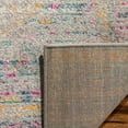 thumbnail image 4 of SAFAVIEH Madison Gabriel Traditional Area Rug, Light Grey/Fuchsia, 6' x 9', 4 of 6