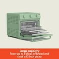 thumbnail image 2 of bella 6-Slice Air Fry Toaster Oven with 7 Preset Cooking Options and EverGood™ Nonstick Coated Trays, Seaglass, 2 of 8