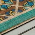 thumbnail image 5 of Mohawk Home Ornamental Entry Mat Retro Tiles Mat Scatter, 2'x4', Teal & Tan, 5 of 6