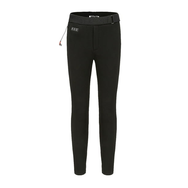 Injueey Pantalones calefactables Pantalones calefactores Ropa de invierno Interruptor de control ajustable Suministros para exteriores Poliéster Carga Suministros térmicos 2XL Injueey HA046942-01