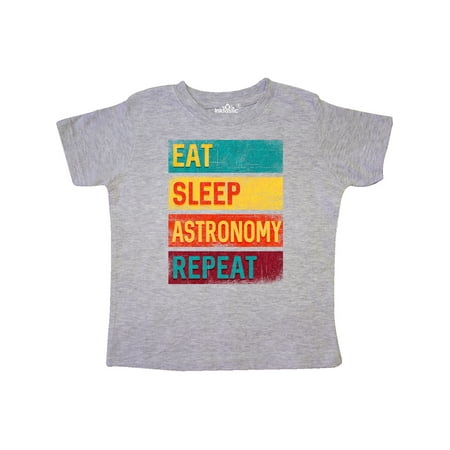 

Inktastic Star Gazing Eat Sleep Astronomy Repeat Gift Toddler Boy or Toddler Girl T-Shirt